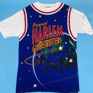 🔥🏀 rare Vintage 90’s All Over Print Harlem Globetrotters Tee